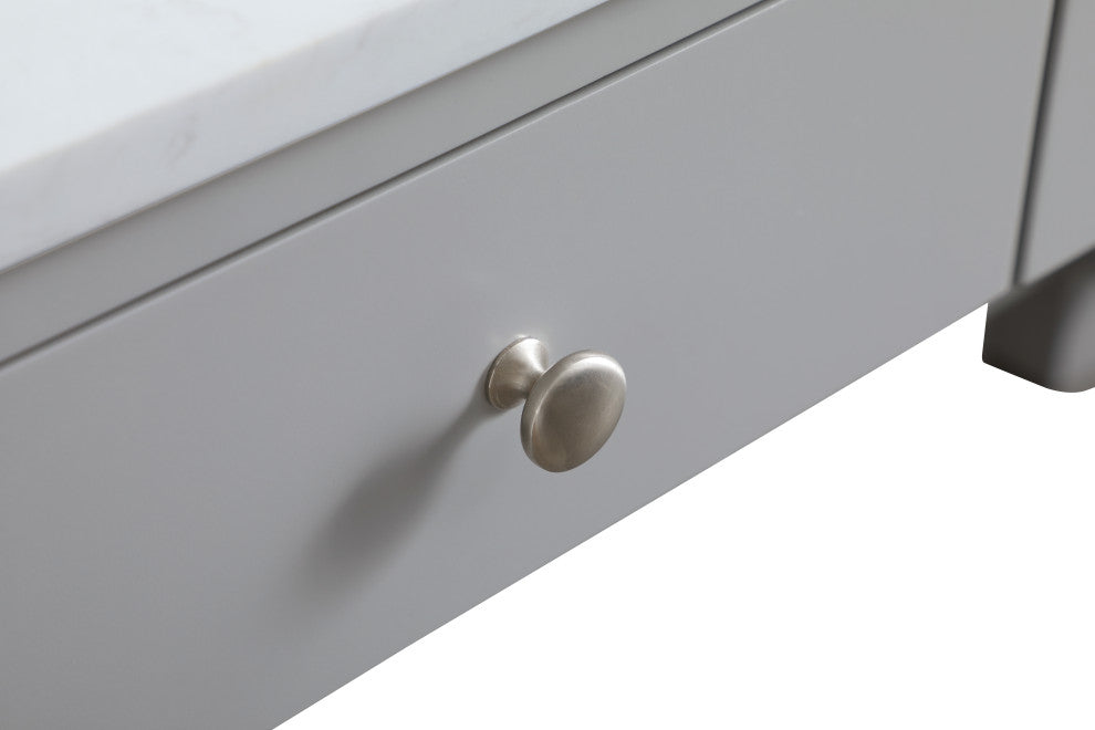 48" ADA Compliant Bathroom Vanity, Gray