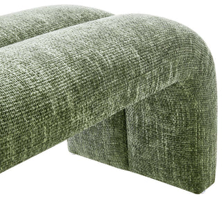 Dax 50.5" Chenille Upholstered Accent Bench - Basil