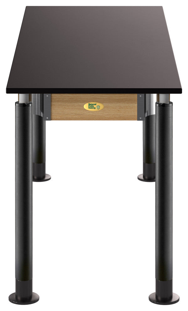 NPS Signature Science Lab Table, Black, 24 x 60, Phenolic Top
