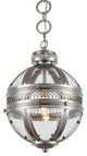 Elegant Lighting Casanova Collection Pendant, Satin Nickel
