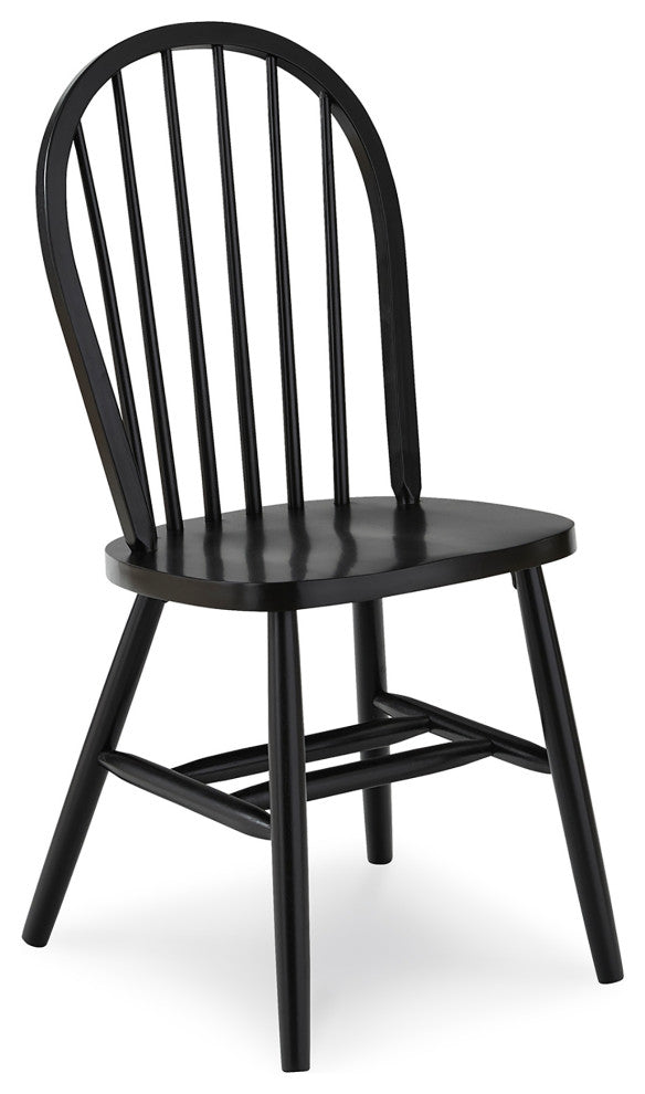 Windsor Spindle Back Chair in Black