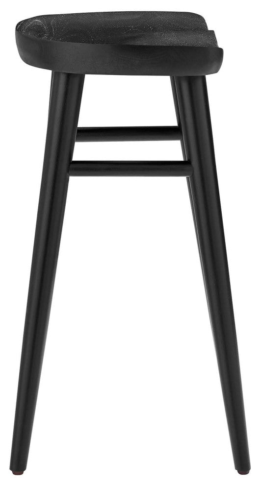 Saville Backless Wood Counter Stools - Set of 2