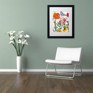 Color Bakery 'Printemps' Matted Framed Art, Black Frame, White Mat, 11x14