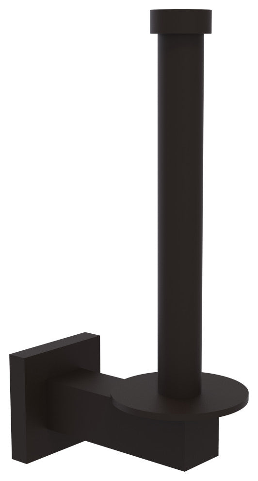 Montero Upright Toilet Tissue Holder and Reserve Roll Holder, Oil Rubbed Bronze