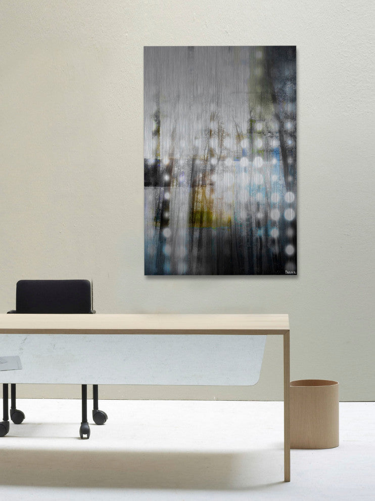 "Sky is the Limit" UV Ink Print on Brushed  Aluminum, 24"x36"
