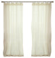 Eyelet Mini Flower Embroidered Curtains, Pair, Ivory, 84"