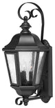 Hinkley Edgewater Three Light Wall Mount 1670BK-LL