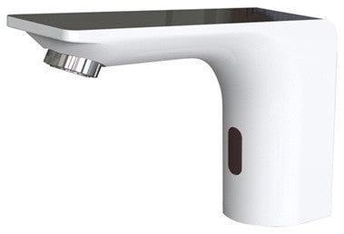 Deck Mount Infrared Single Normal Water Supply Electronic Bathroom Sink Faucet