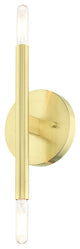 Satin Brass Mid Century Modern, Urban, Scandinavian, Minimal Sconce