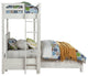 ACME Celerina Queen Bed, Weathered White Finish