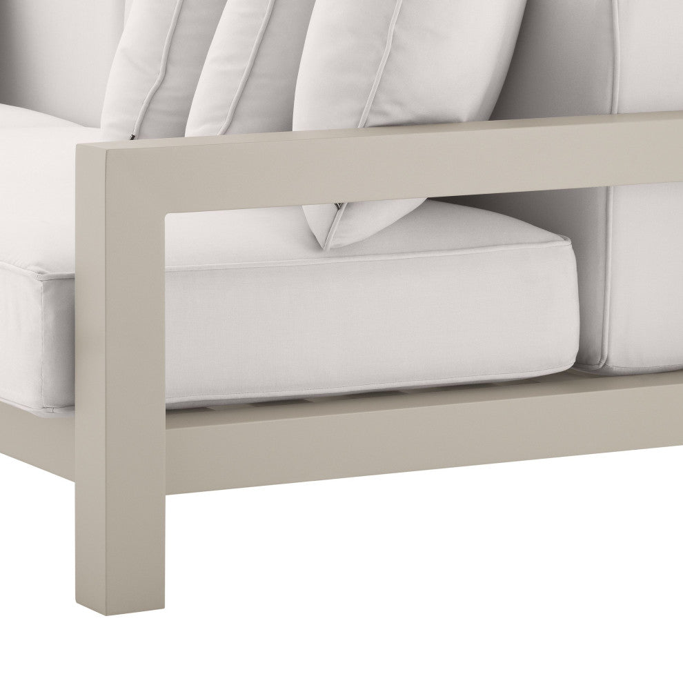 Beige Outdoor Sunbrella Sofa , Eichholtz Cap-Antibes