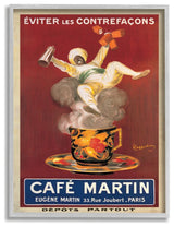 Cafe Martin Vintage Poster Design, 16"x20"