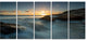 "Sydney Seashore at Sunset" Canvas Print, 5 Panels
