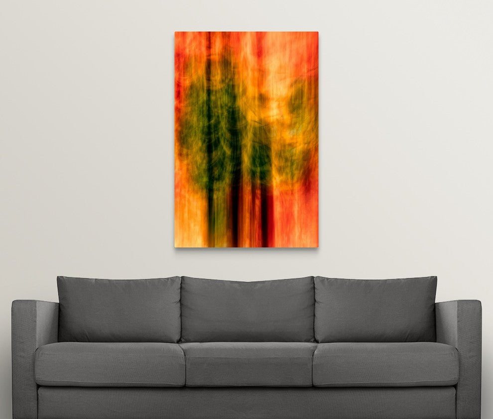 "Cedars At Night" Wrapped Canvas Art Print, 32"x48"x1.5"
