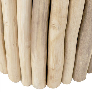 East at Main Nason Brown Teakwood Stool