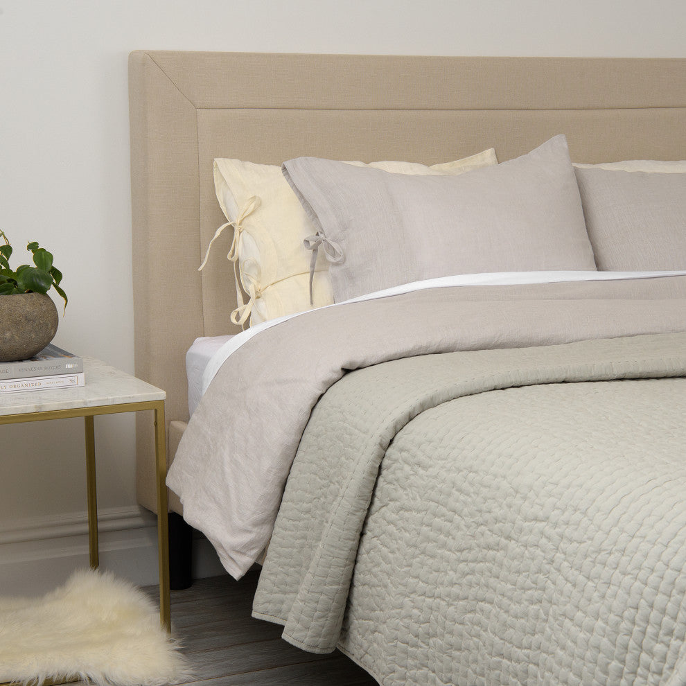 Cotton Quilt, Sage, Queen