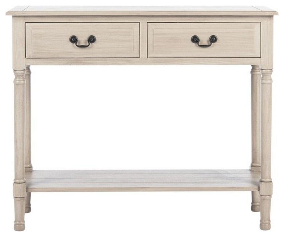 George 2 Drawer Console Table Greige