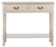 George 2 Drawer Console Table Greige