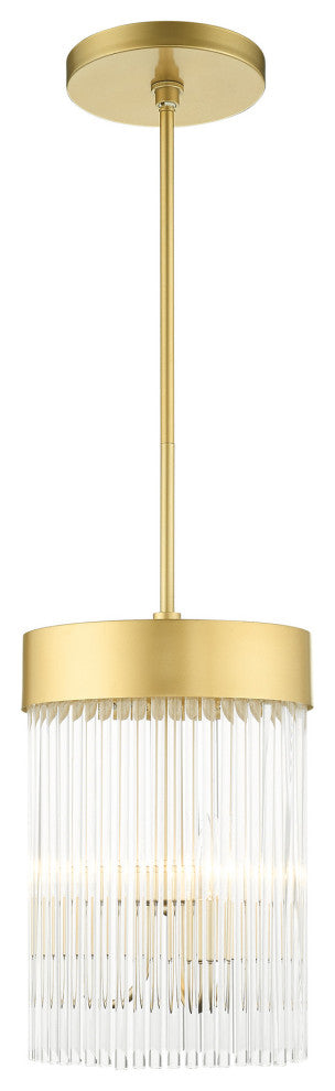 Livex Lighting Norwich 3 Light Soft Gold Chandelier
