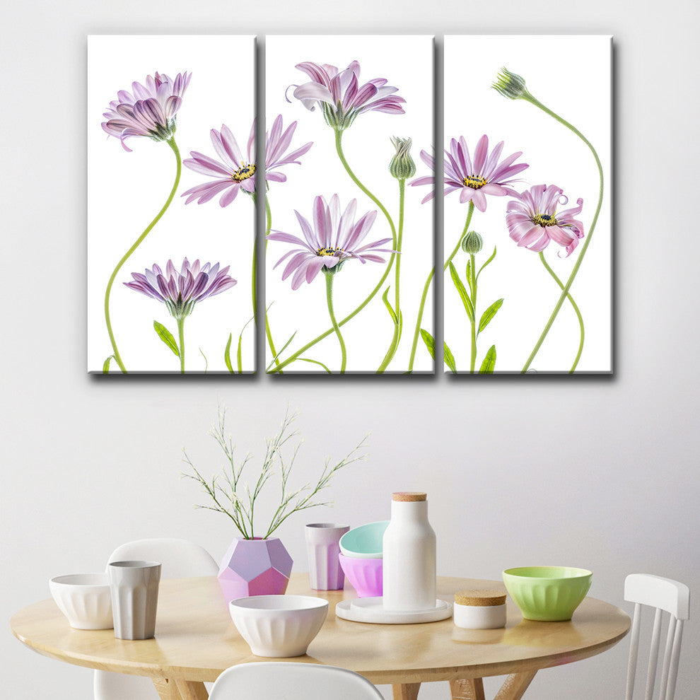 Ready2HangArt 'Cape Daisies I' 3-Piece Canvas Wall Decor Set, 60"x40"