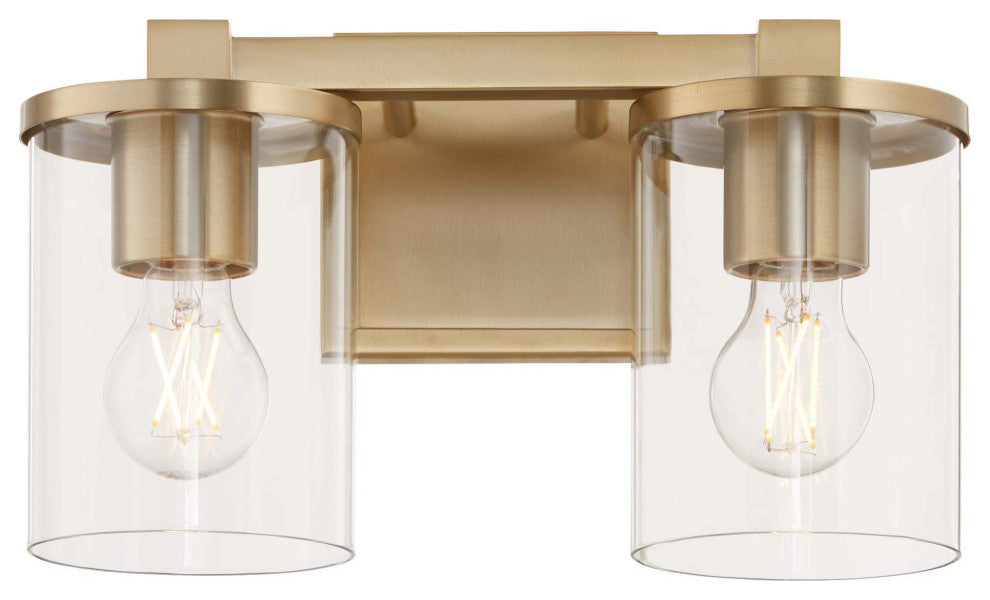 Quorum International 523-2 Bolton 2 Light 14"W Vanity Light - Matte Black