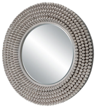 Uttermost PortSide Round Gray Mirror