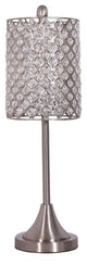 Bella 27" Bling Metal Table lamp, Set of 2