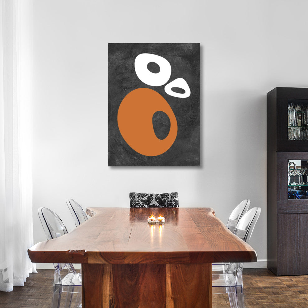 "Abstract Oval Shapes 1" Fine Art Print