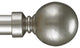 Deco Traverse 1 With Ball 28 Finial, Silver, 72