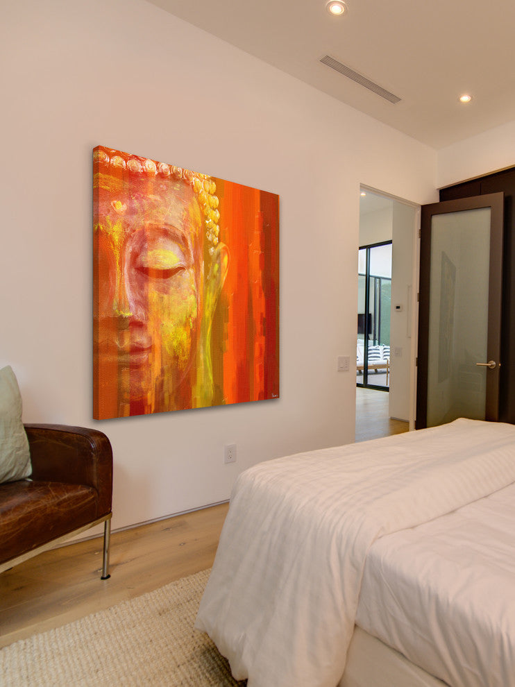 "Buddha" Fine Art Canvas Print, 40"x40"