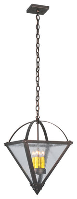 14Sq Pyramid Inverted Pendant