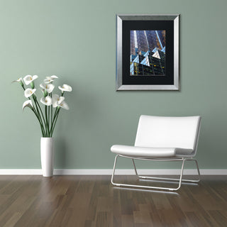 CATeyes 'Trump Tower' Matted Framed Art, Silver Frame, Black Mat, 16x20