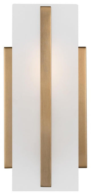 Dex One Light Wall / Bath Sconce, Satin Brass