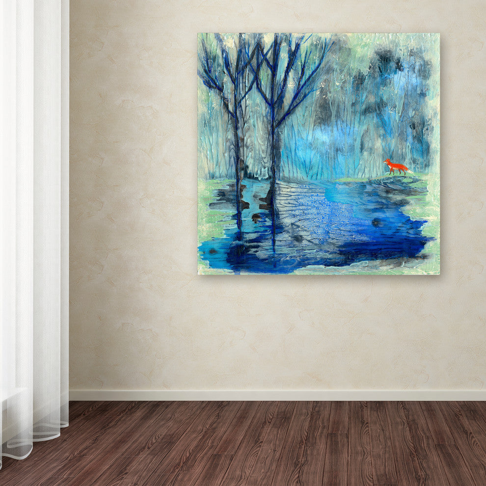 Wyanne 'Tranquil Travels' Canvas Art, 18"x18"