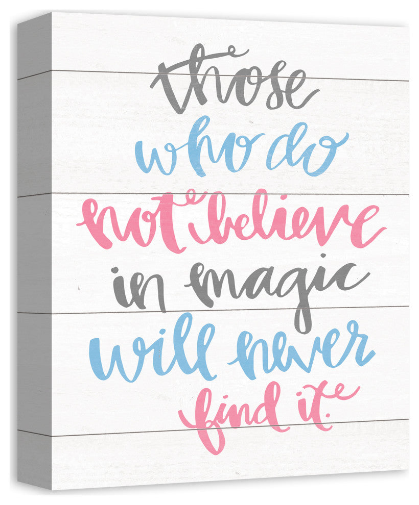 Belive in Magic 11x14 Canvas Wall Art