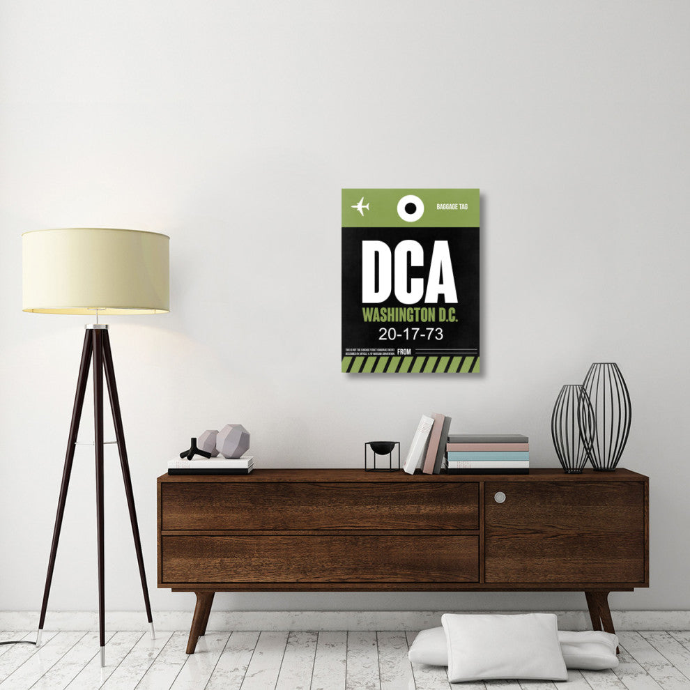 "DCA Washington Luggage Tag 2" Fine Art Print