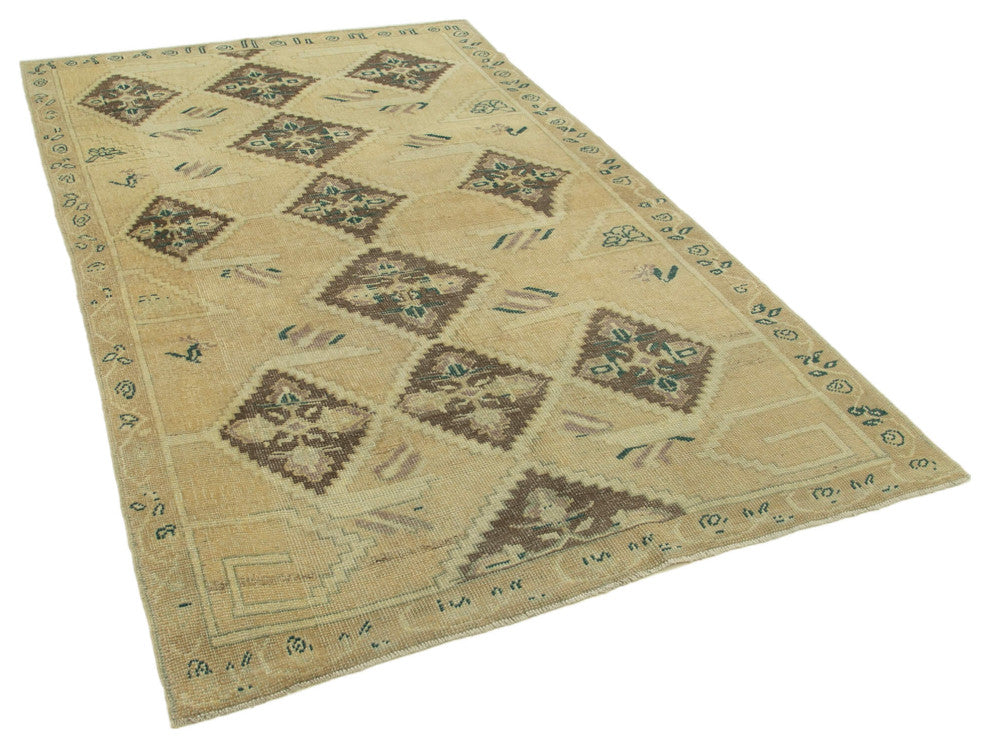 Rug N Carpet - Handmade Anatolian 5' 1'' x 8' 1'' Unique Wool Rug