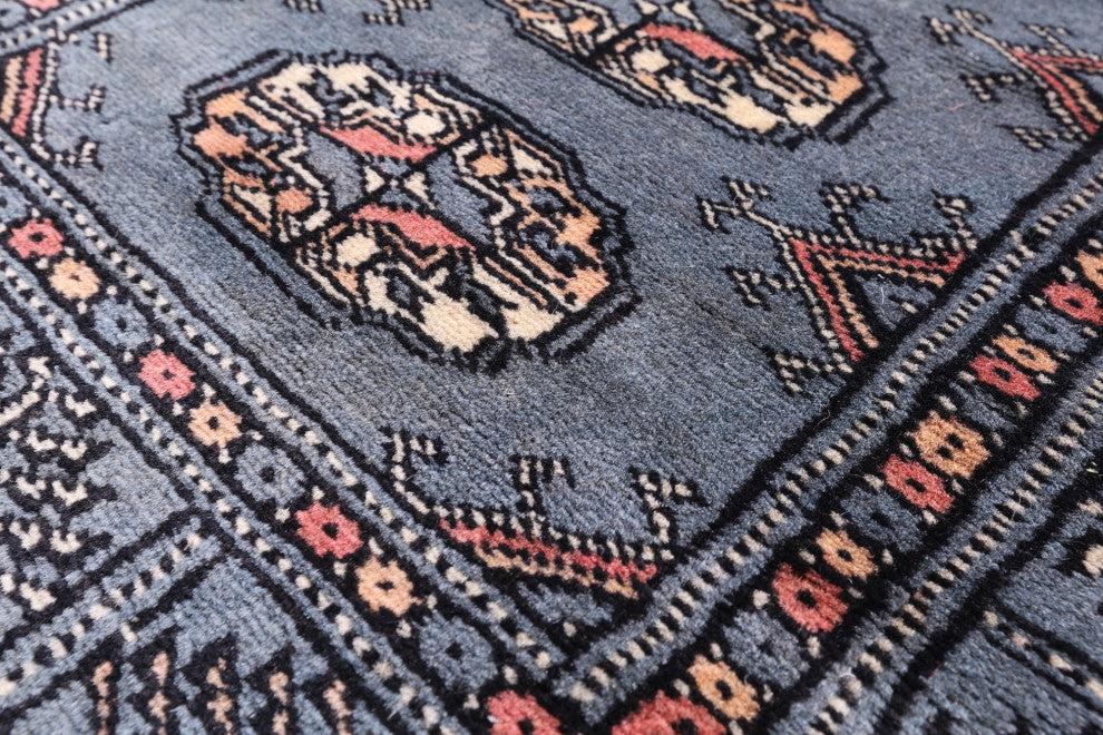 Handmade Silky Bokhara Wool Rug 2' 0" X 3' 0" - Q13857