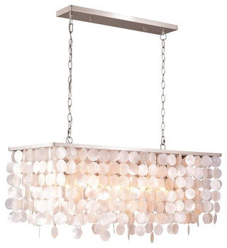 Elsa 5L Linear Chandelier Satin Nickel
