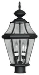 Georgetown Outdoor Post Head, Black