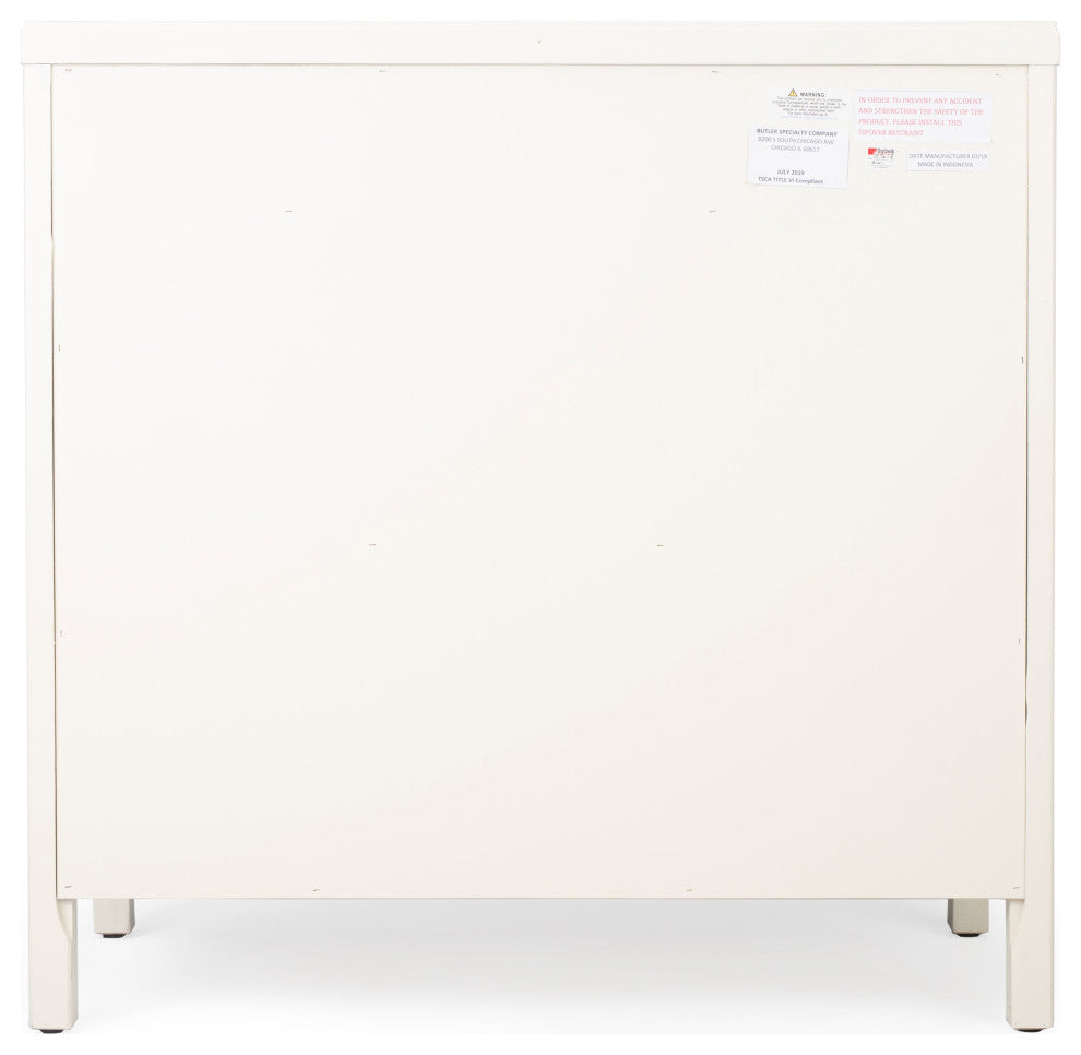 Butler Imperial Console Cabinet, White