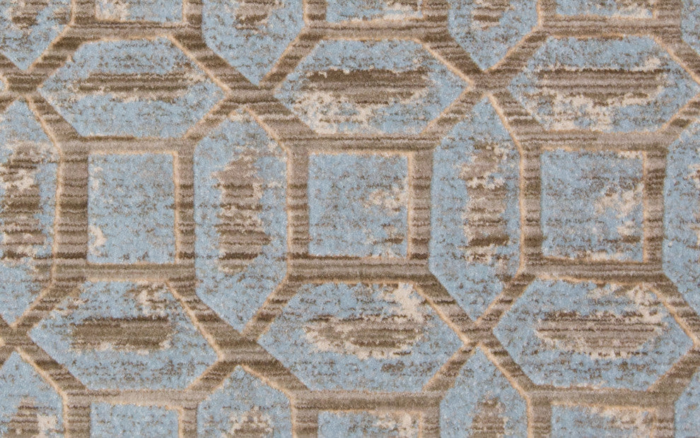Weave & Wander Carini Rug, Ice, 7'10"x11'