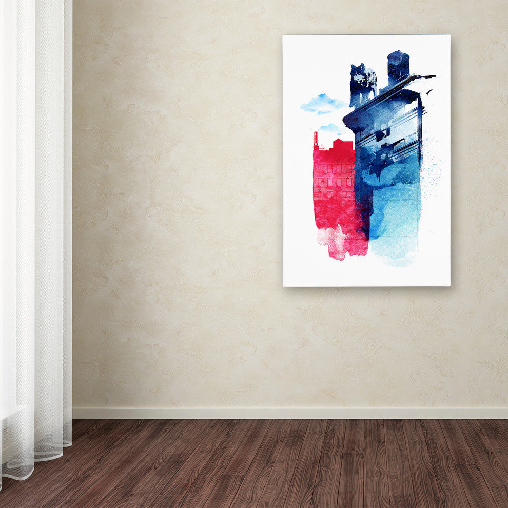 Robert Farkas 'This Is My Town' Canvas Art, 47x30