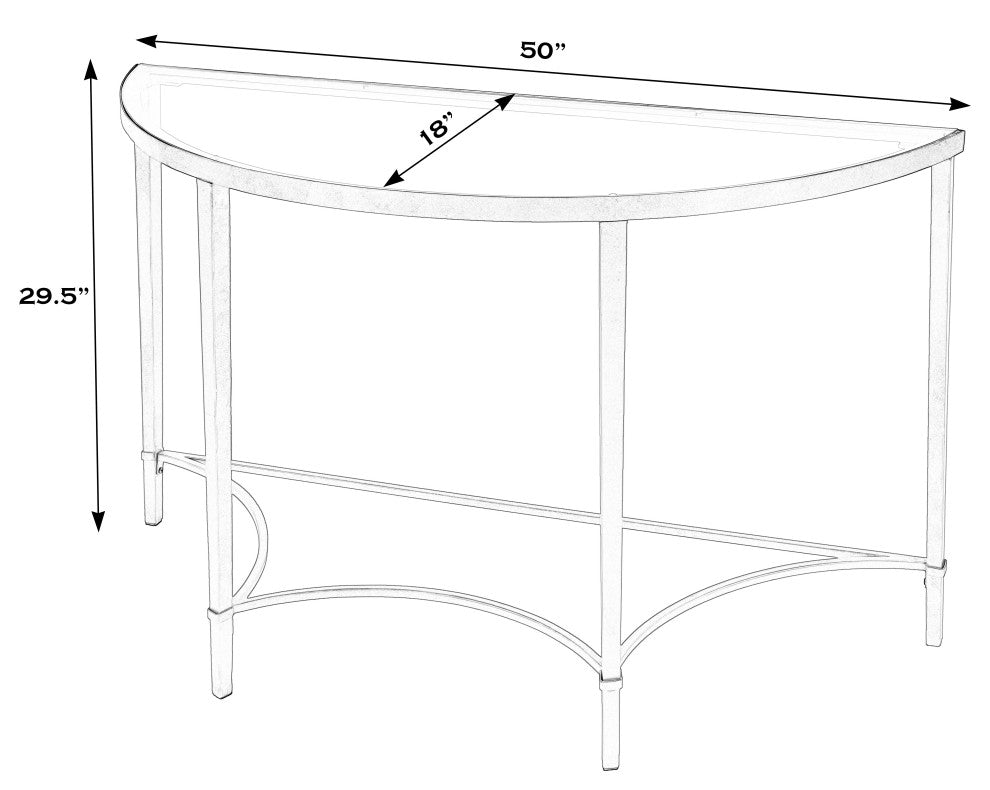 Butler Monica Gold Demilne Console Table
