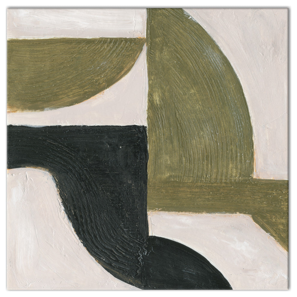 Abstract Moody Shapes 24 x 24 Canvas Wall Art