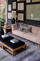 LUZIO Crystal Fox Vegan Faux Fur Rug 130x98.4