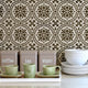 Calista Tile Stencil, Cement Tile Stencils, DIY Faux Tiles, Extra Large