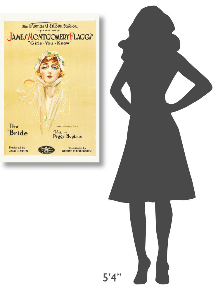 "The Bride" Stretched Canvas Giclee by Hollywood Photo Archive, 24x36"