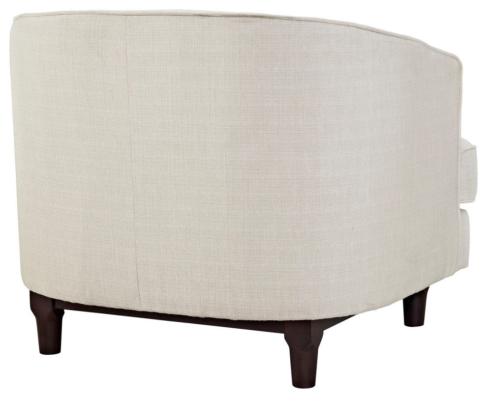 Modern Beige Coast Armchairs Set of 2