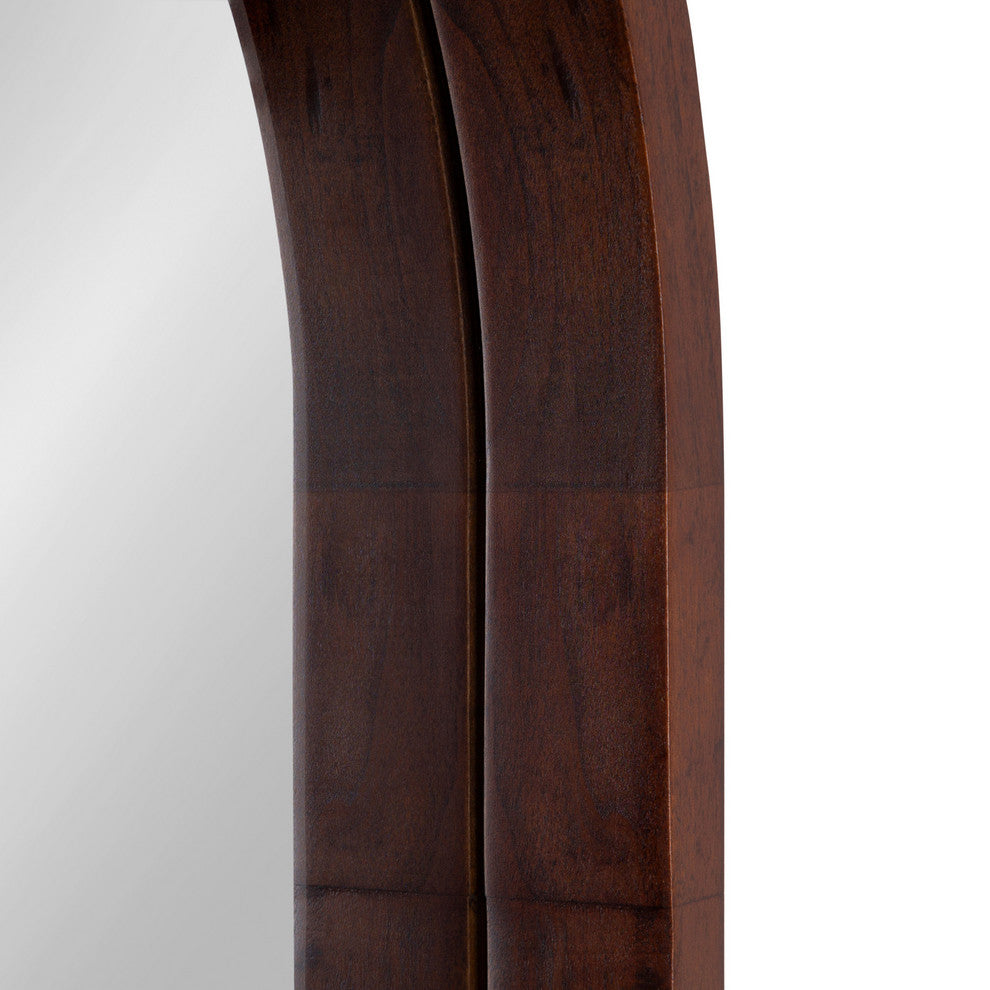 Hutton Arch Mirror, Brown 24x36